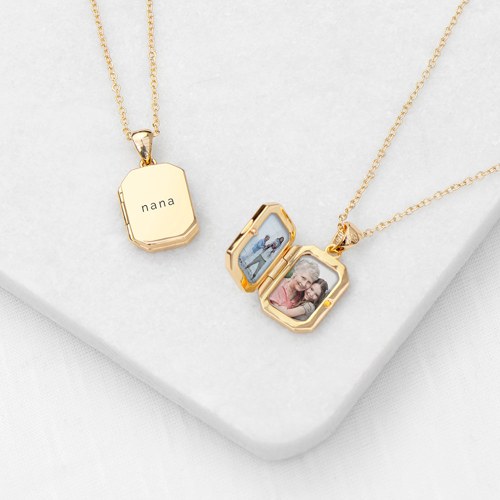 Personalised Personalised Rectangular Photo Locket