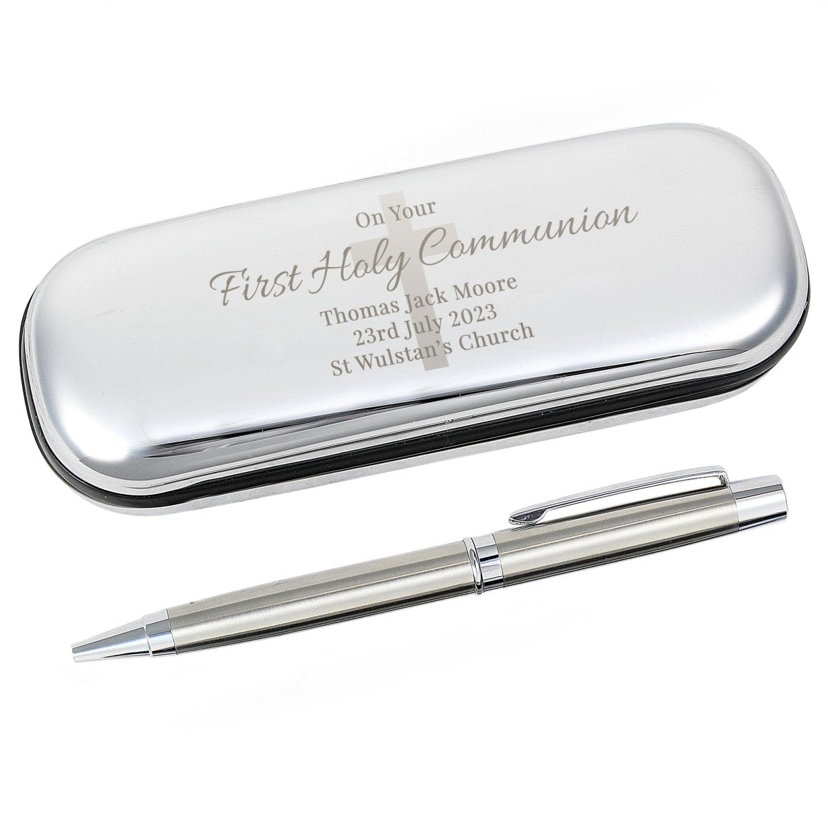 Personalised Religious Pen And Box Set