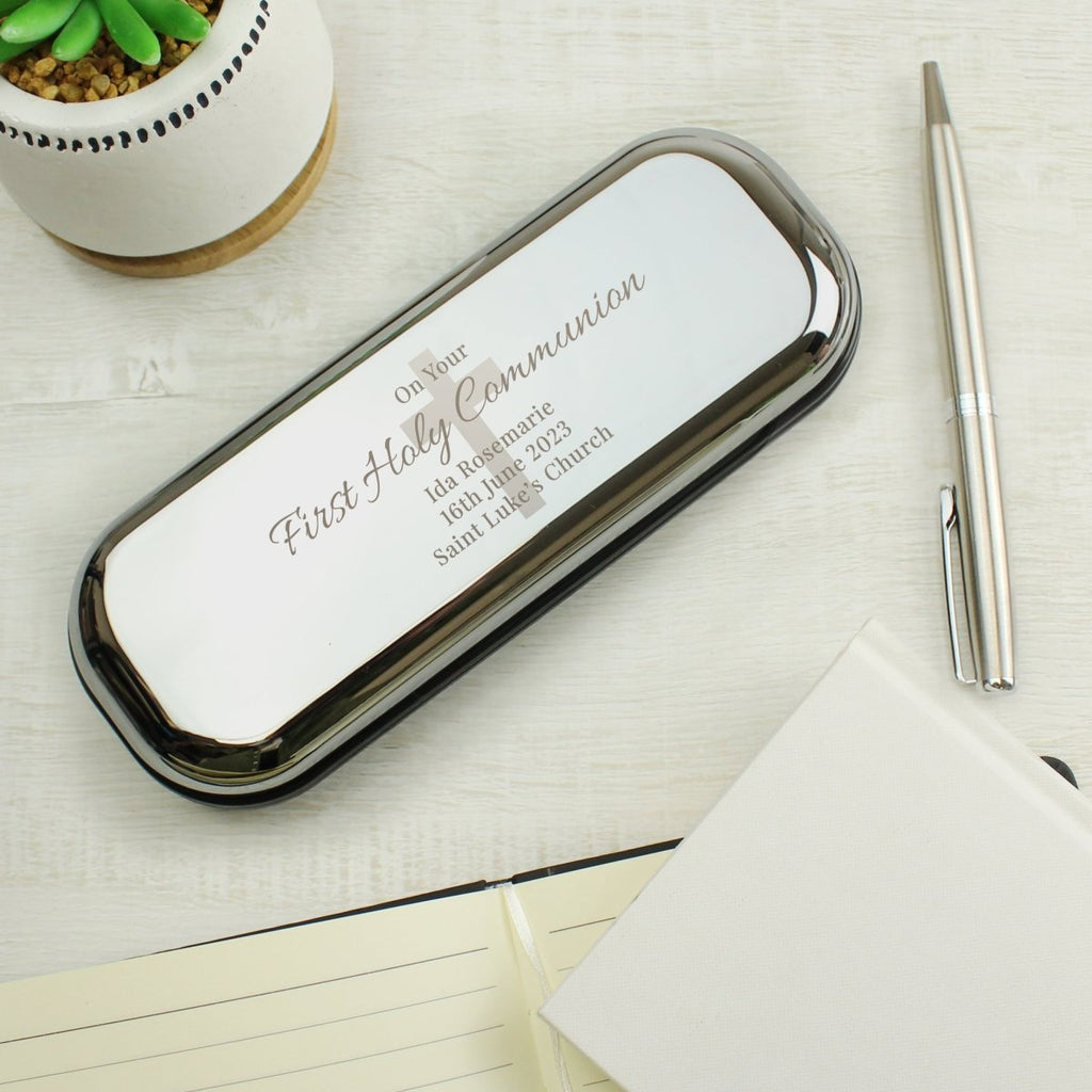 Personalised Religious Pen And Box Set