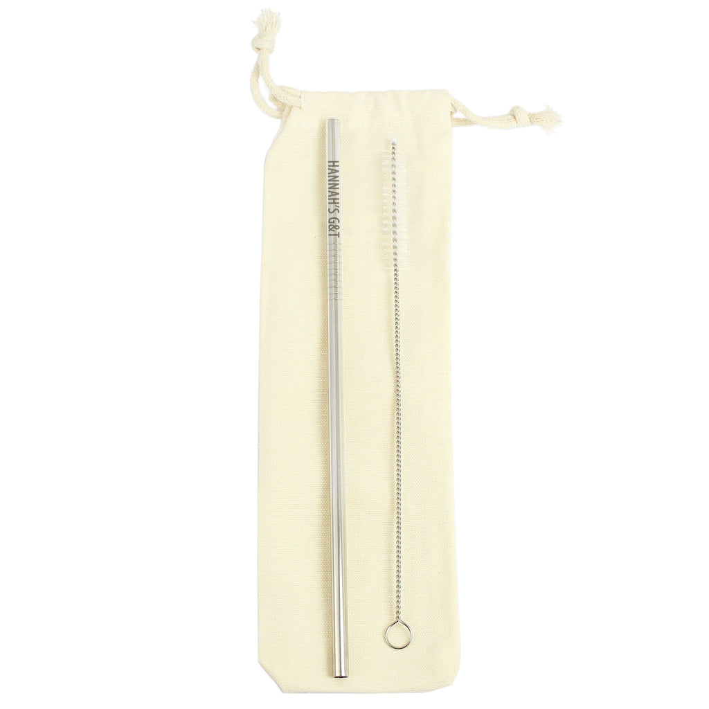 Personalised Reusable Eco Steel Straw