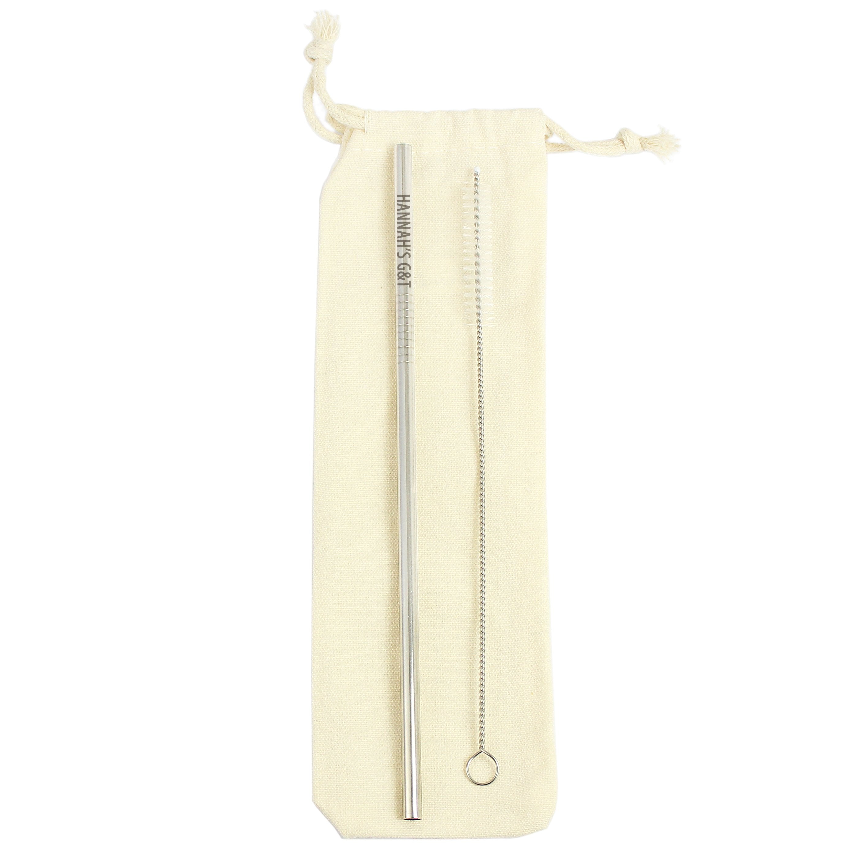 Personalised Reusable Eco Steel Straw