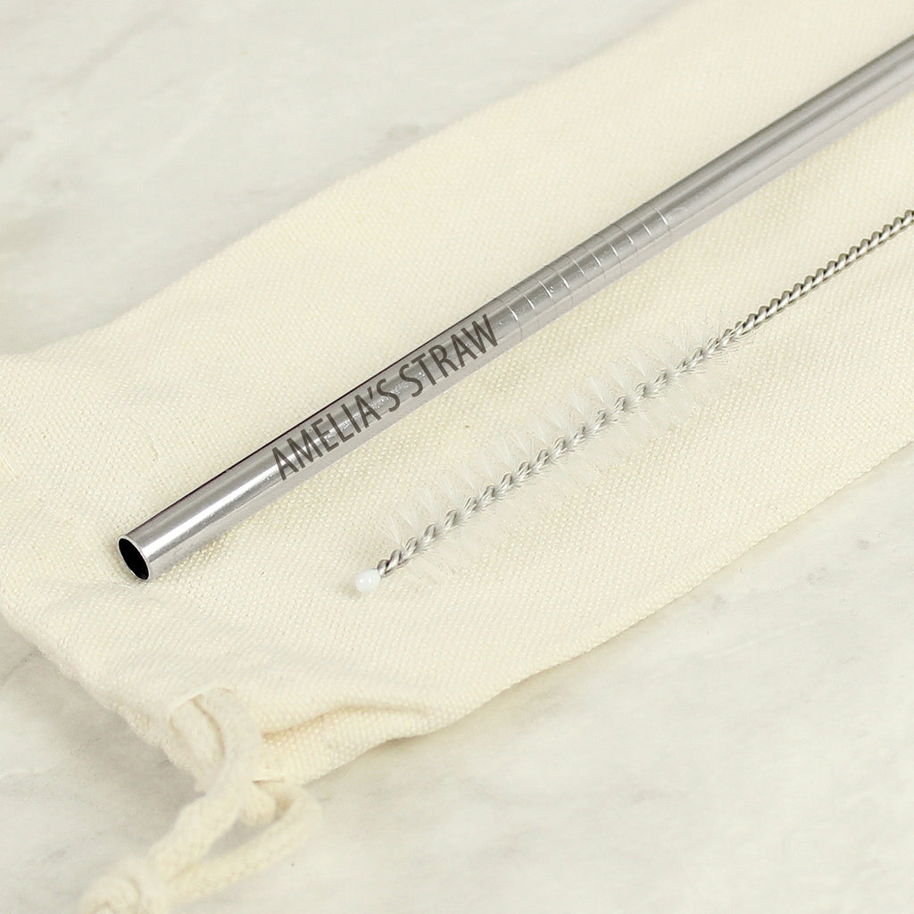 Personalised Reusable Eco Steel Straw