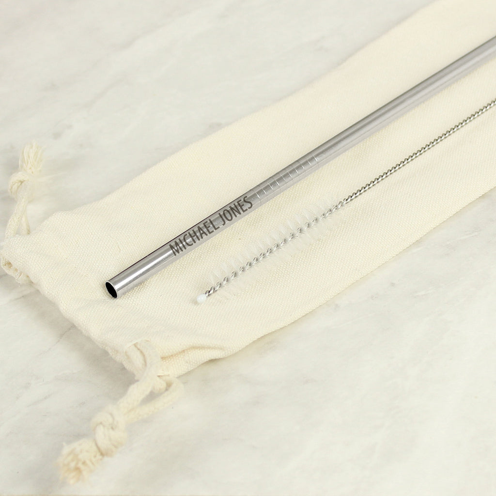 Personalised Reusable Eco Steel Straw
