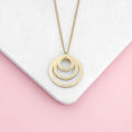 Personalised Rings of Love Necklace