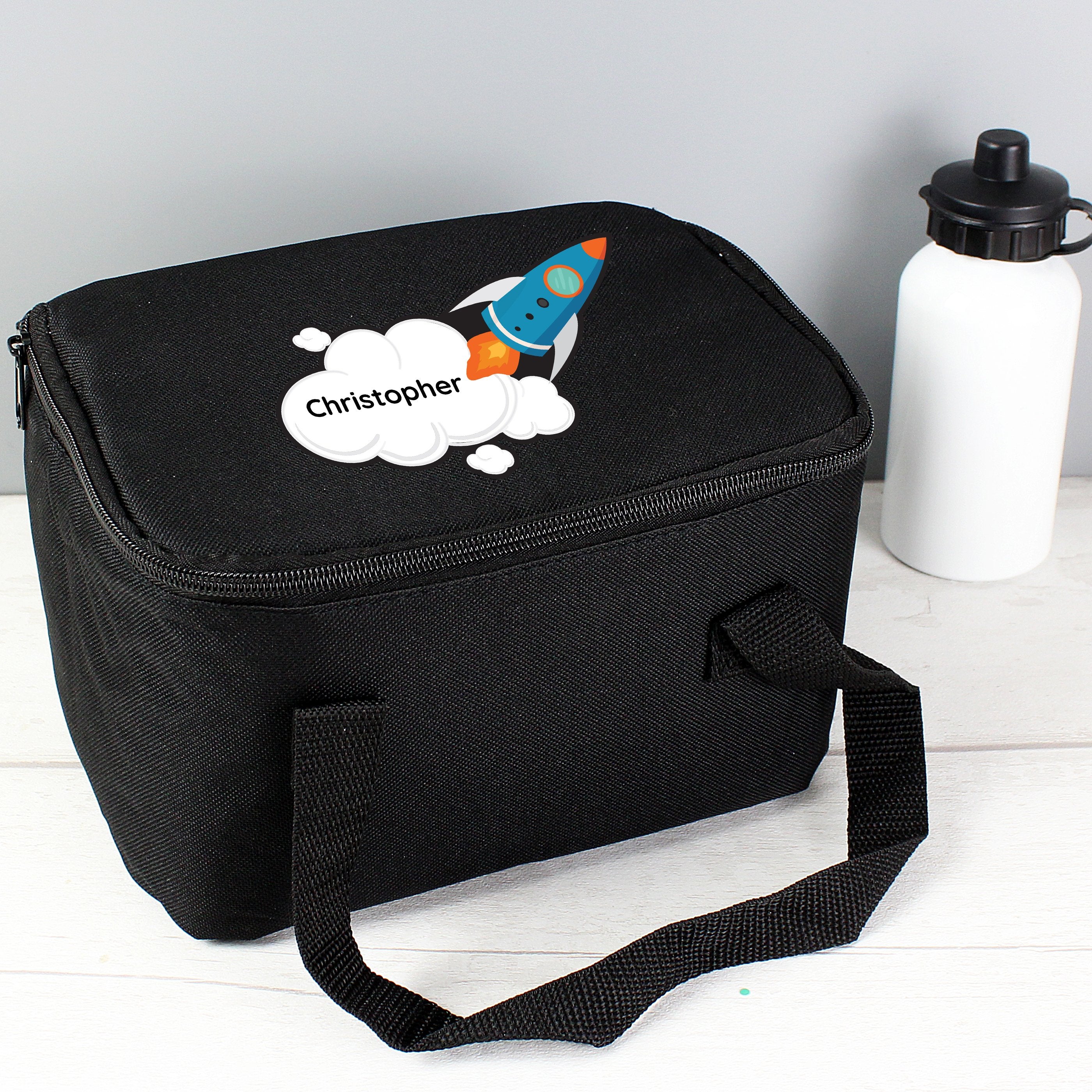 Personalised Rocket Lunch Bag
