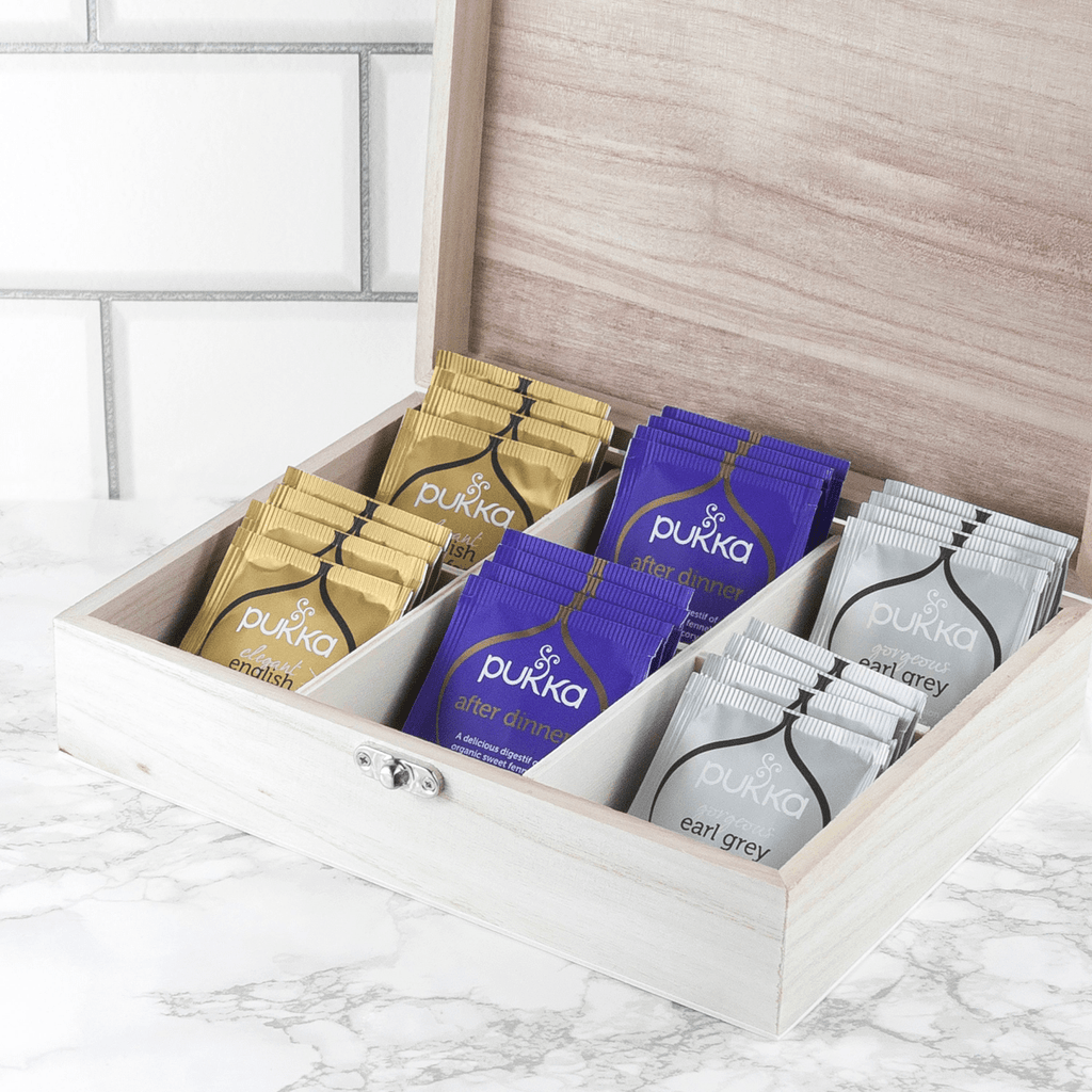 Personalised Romantic Wreath Tea Box