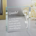 Personalised Rose Large Crystal Token
