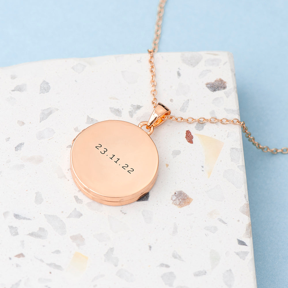 Personalised Personalised Round Photo Locket