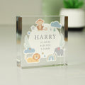 Personalised Safari Animals Crystal Token