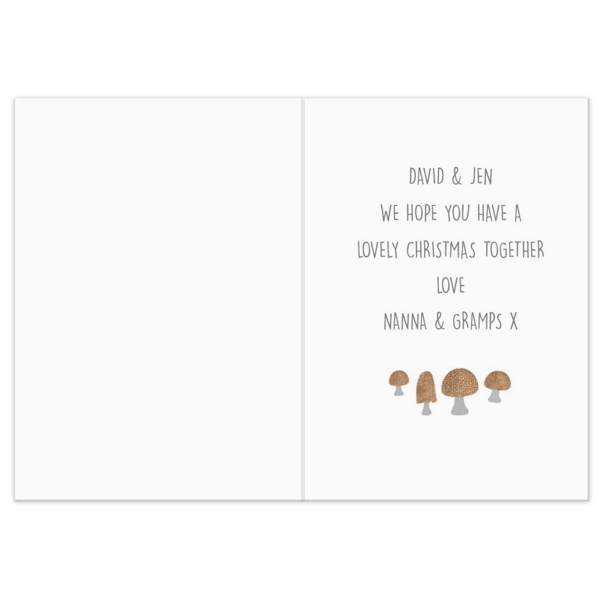 Personalised Scandinavian Christmas Gnome Card
