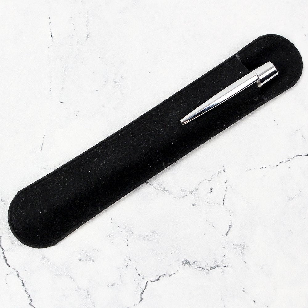 Personalised Scripted Pen And Pouch Set