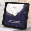 Personalised Sentiment Disc Necklace And Box