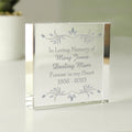Personalised Sentiments Large Crystal Token