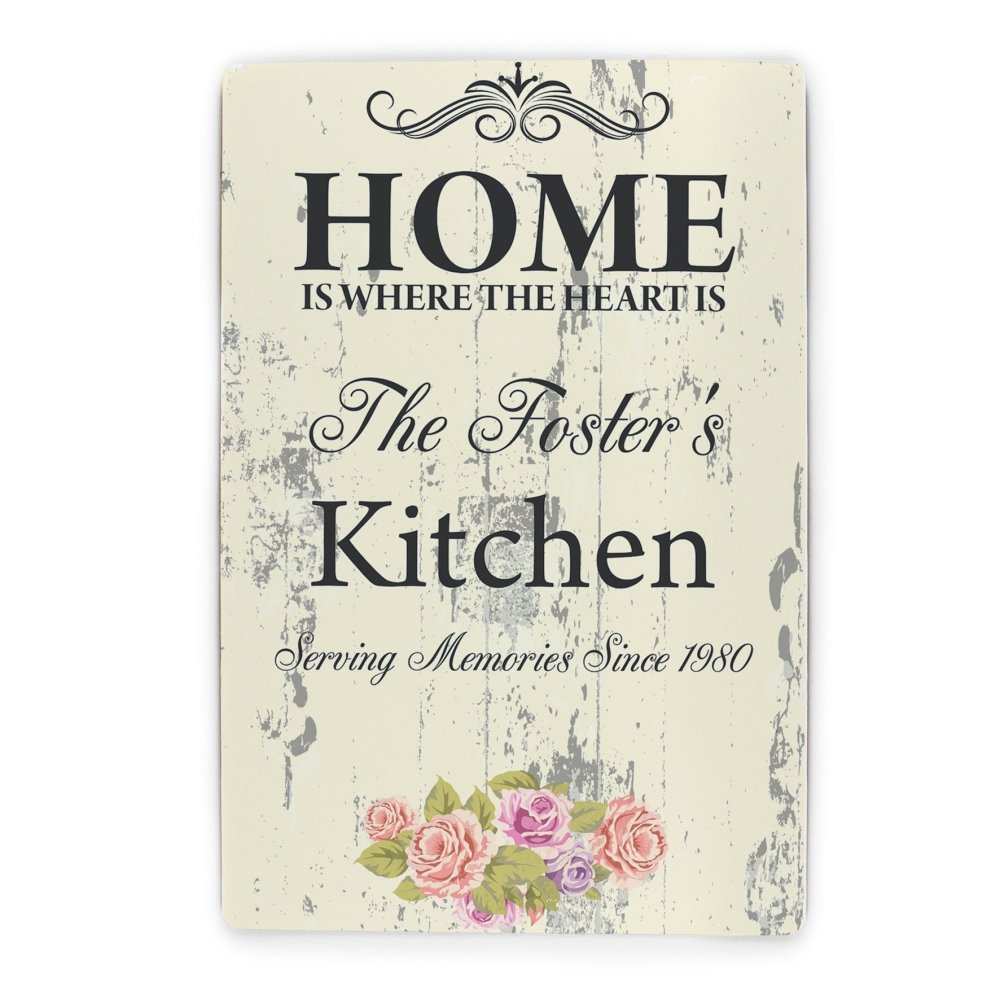 Personalised Shabby Chic Sign