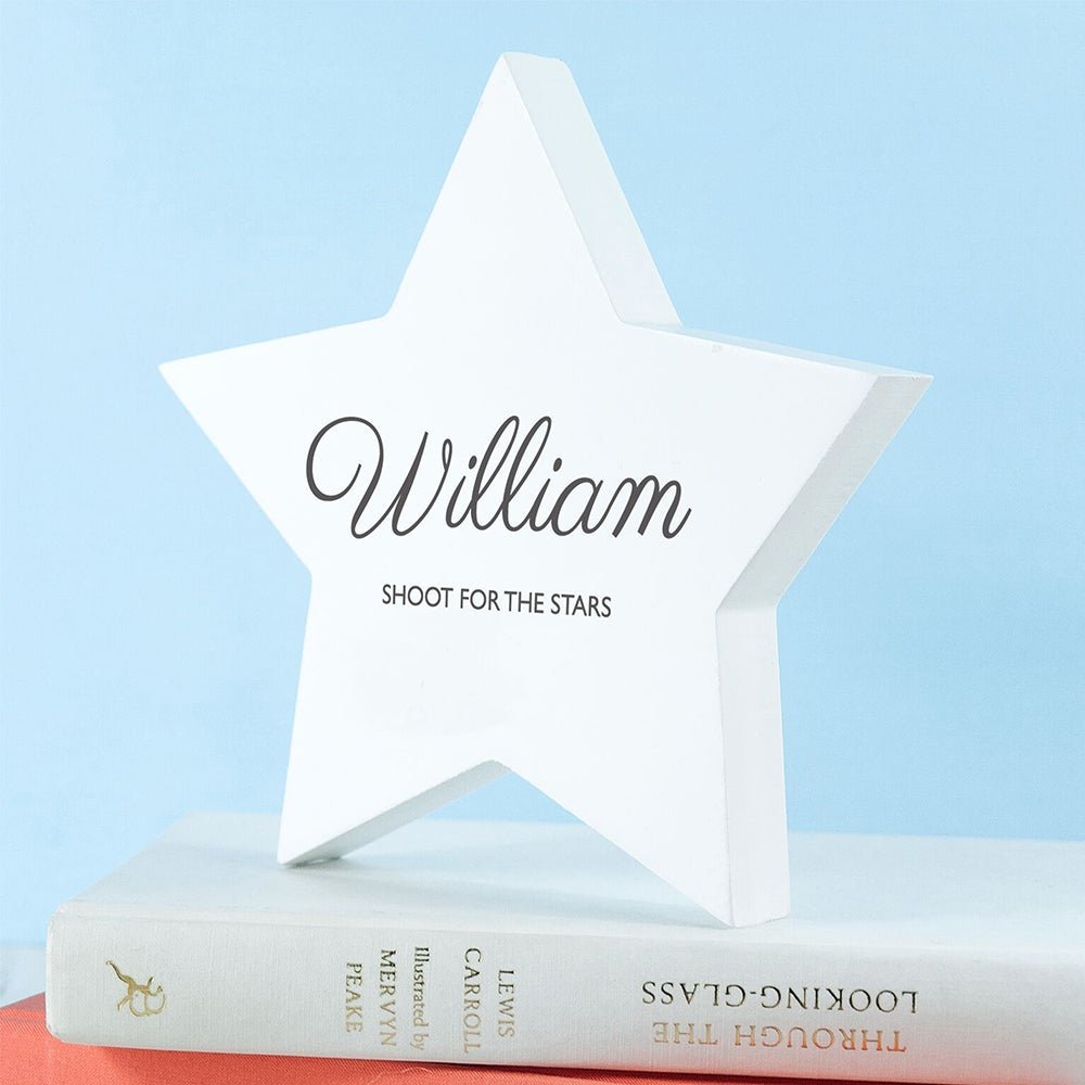 Personalised Shoot For The Stars Keepsake