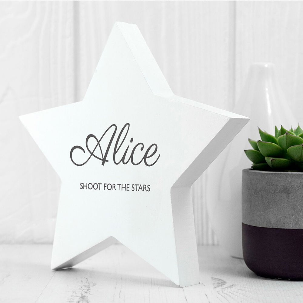 Personalised Shoot For The Stars Keepsake
