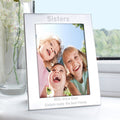 Personalised Silver 5x7 Inch Bold Style Photo Frame