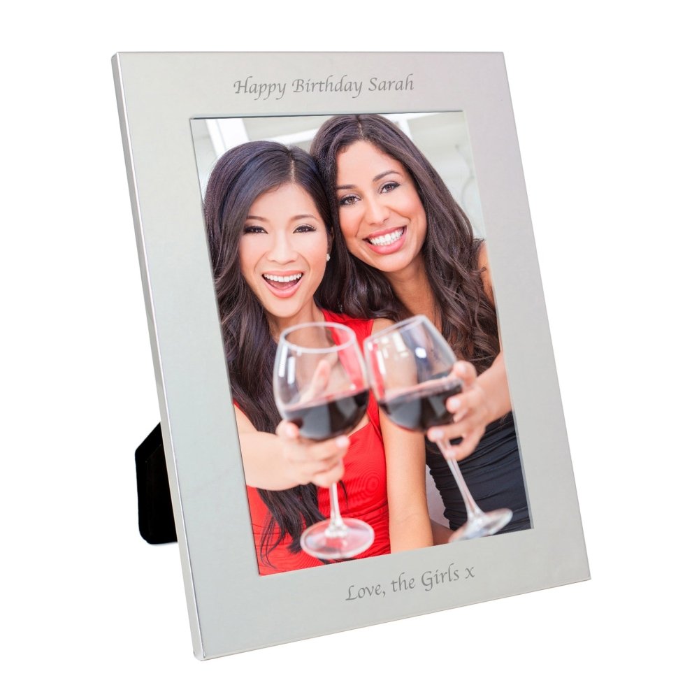 Personalised Silver 5x7 Inch Photo Frame