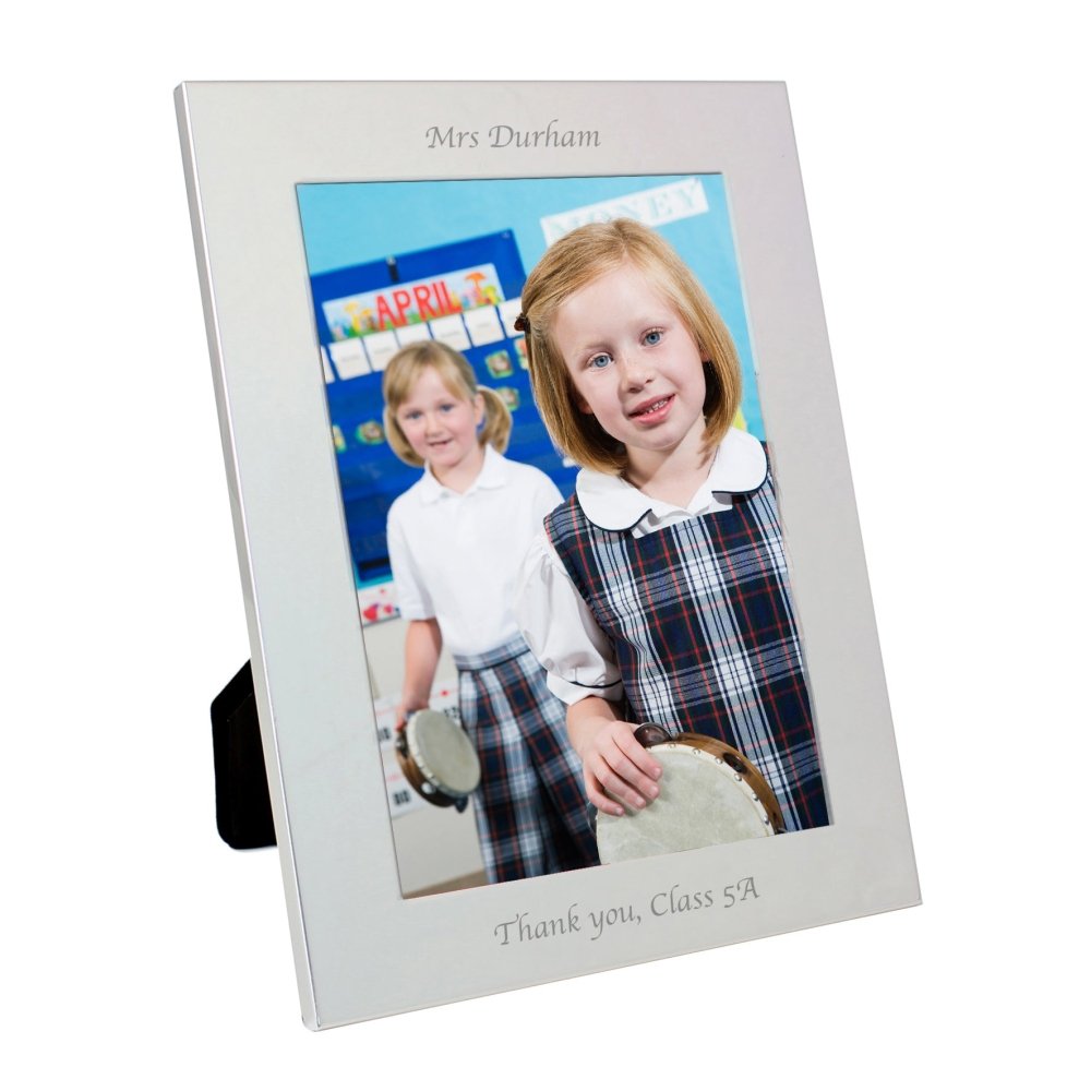 Personalised Silver 5x7 Inch Photo Frame