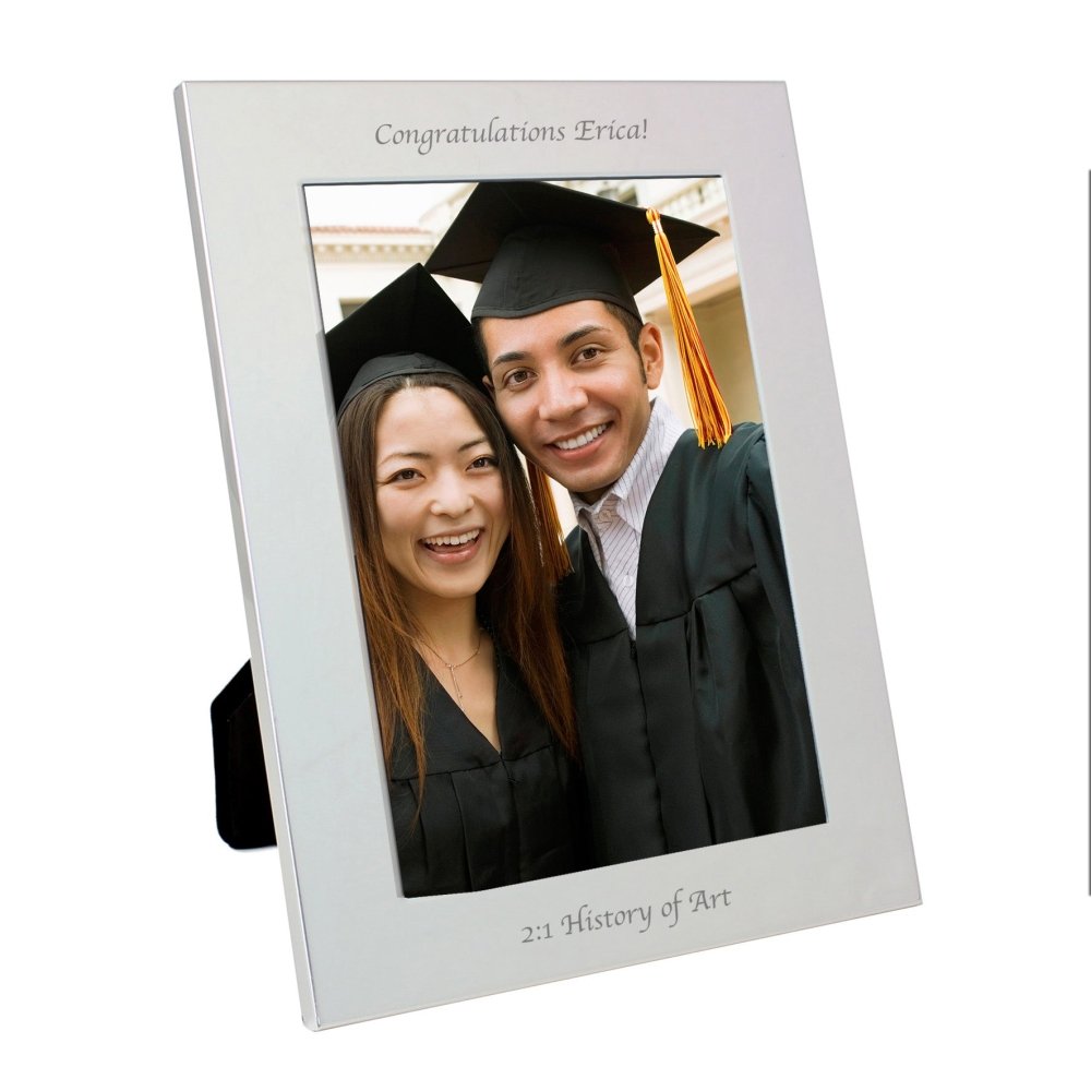 Personalised Silver 5x7 Inch Photo Frame
