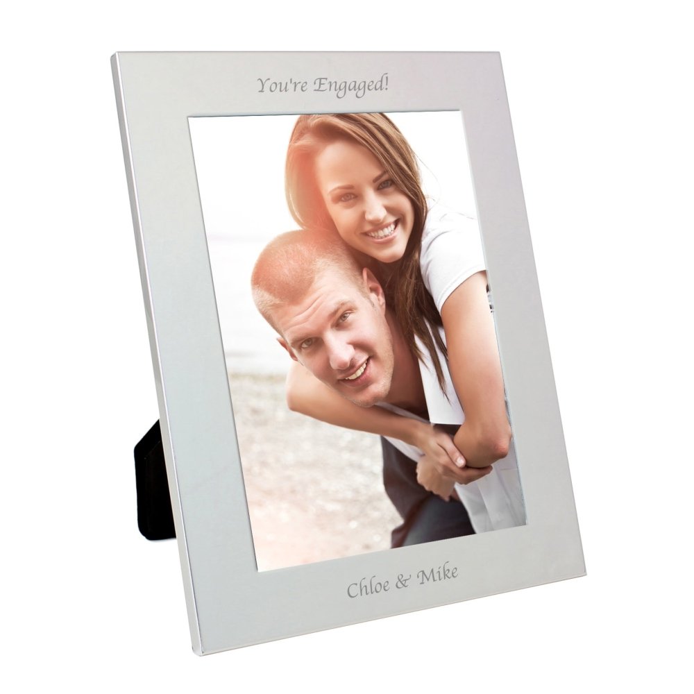 Personalised Silver 5x7 Inch Photo Frame