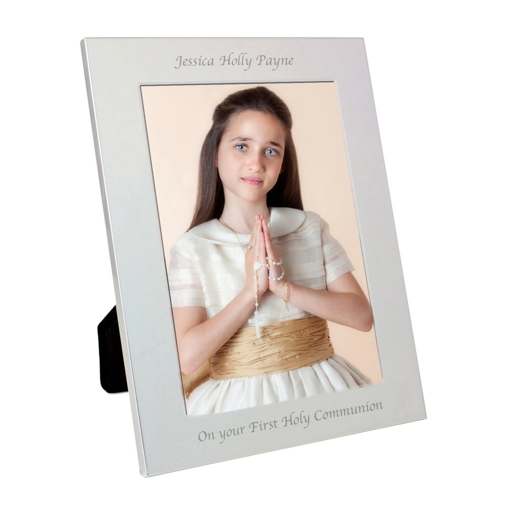 Personalised Silver 5x7 Inch Photo Frame