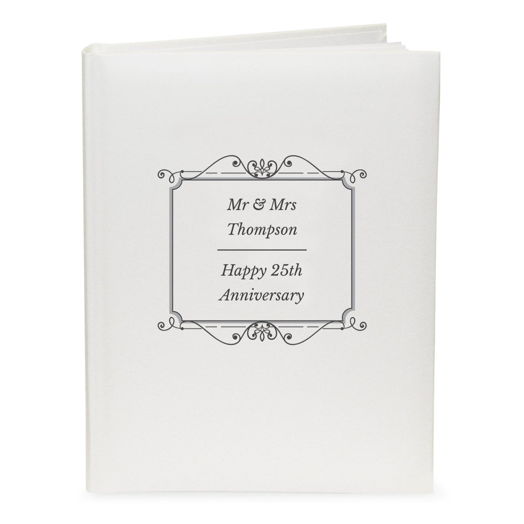 Personalised Silver Album With Sleeves