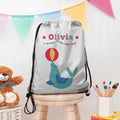 Personalised Personalised Silver Circus Waterproof Swim Bag