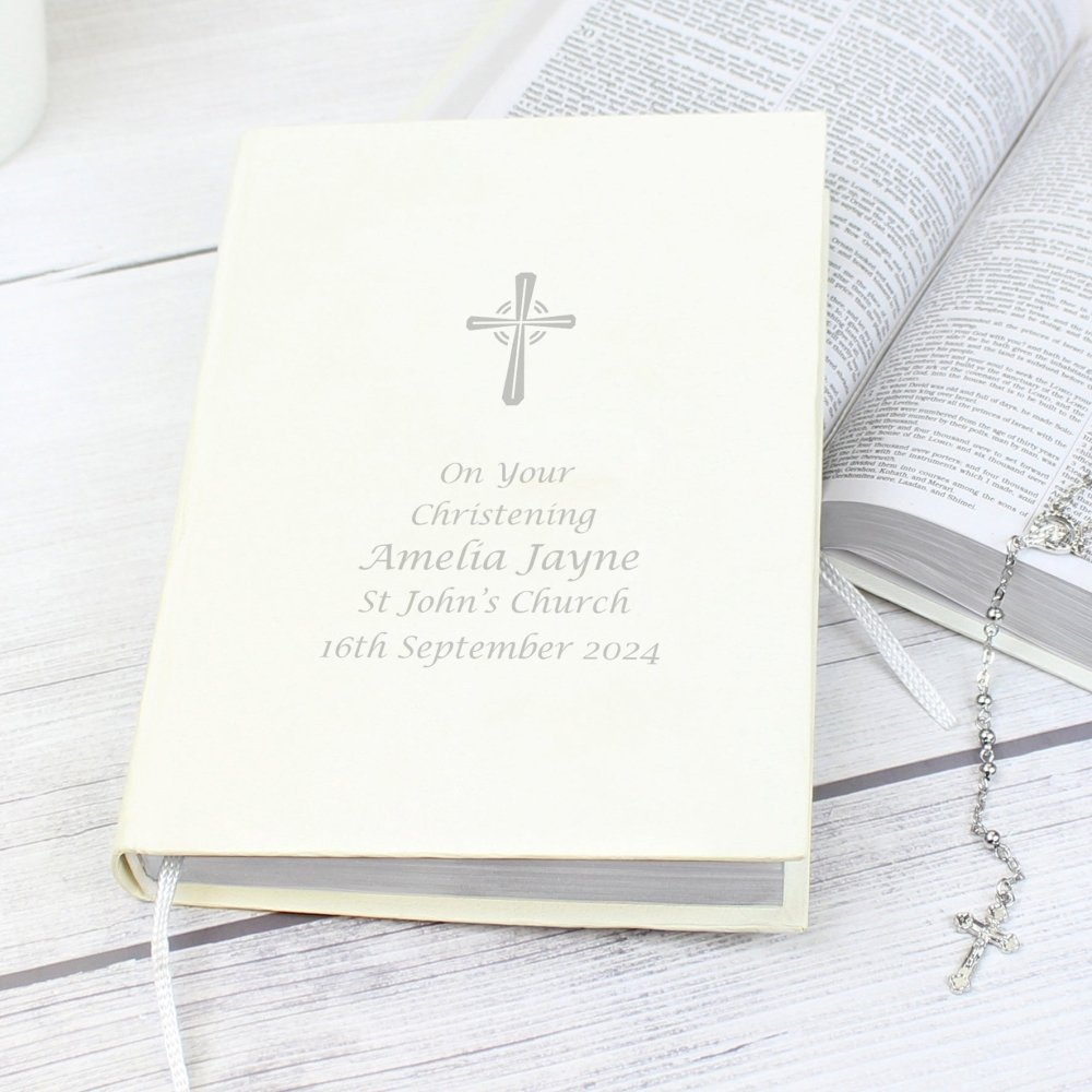 Personalised Silver Companion Holy Bible - Eco-Friendly