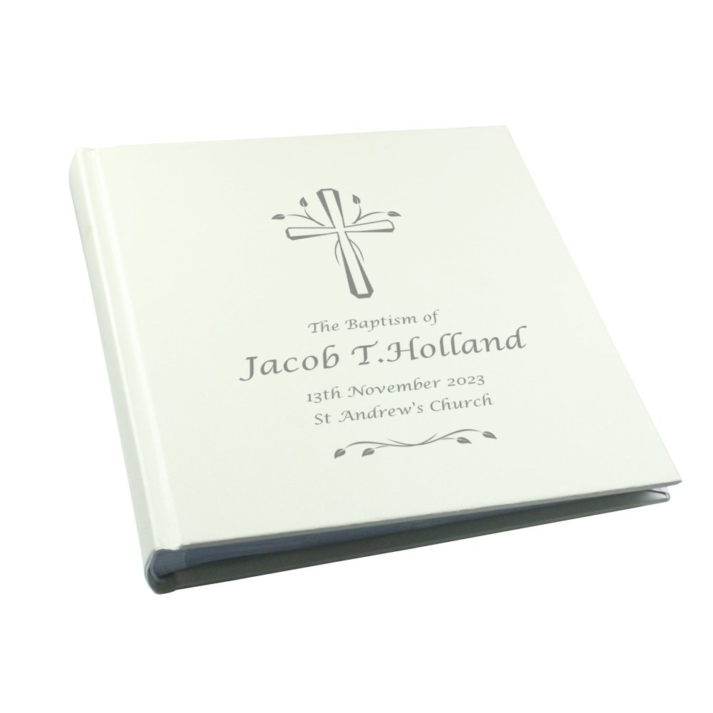 Personalised Silver Cross Album With Sleeves