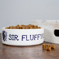 Personalised Personalised Sir Cat Bowl