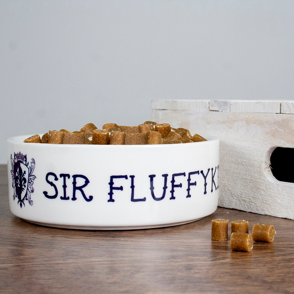 Personalised Personalised Sir Cat Bowl