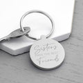 Personalised Personalised Sisters Round Keyring