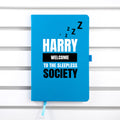 Personalised Personalised Sleepless Society A5 Notebook
