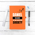 Personalised Personalised Sleepless Society A5 Notebook