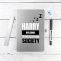 Personalised Personalised Sleepless Society A5 Notebook