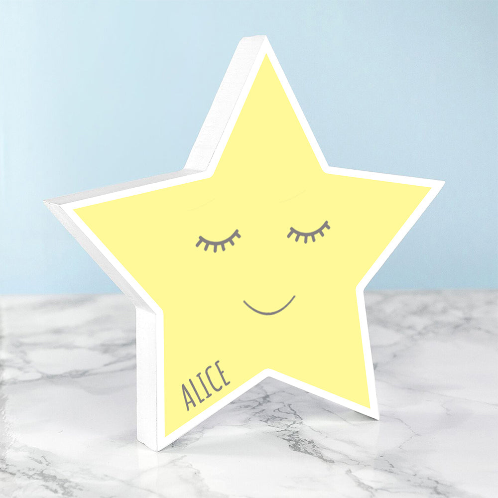 Personalised Personalised Smiling Star Keepsake