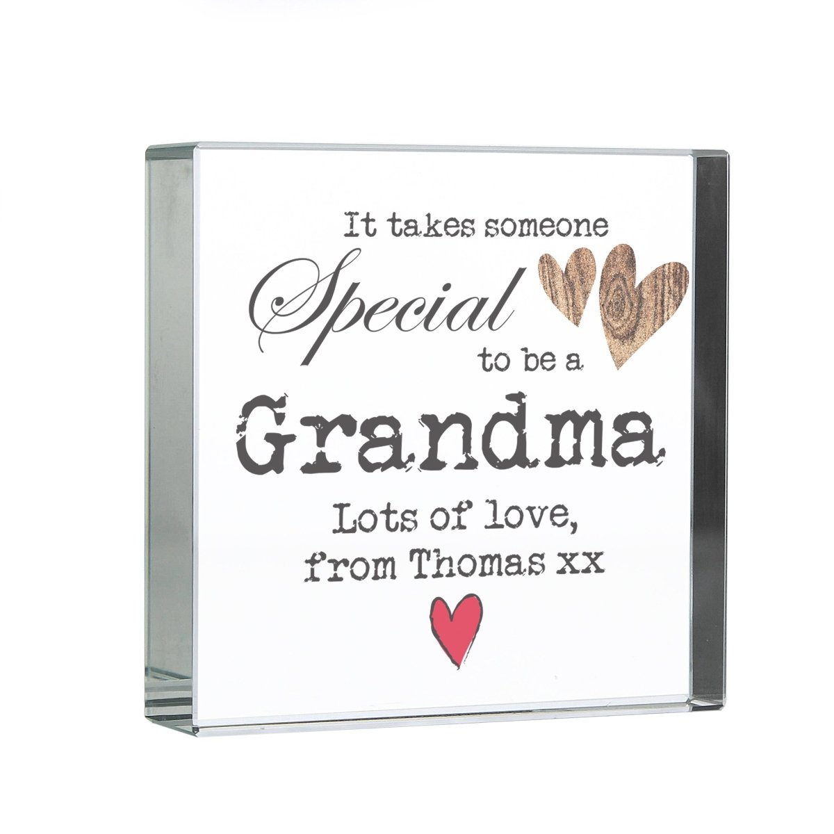 Personalised Someone Special Large Crystal Token