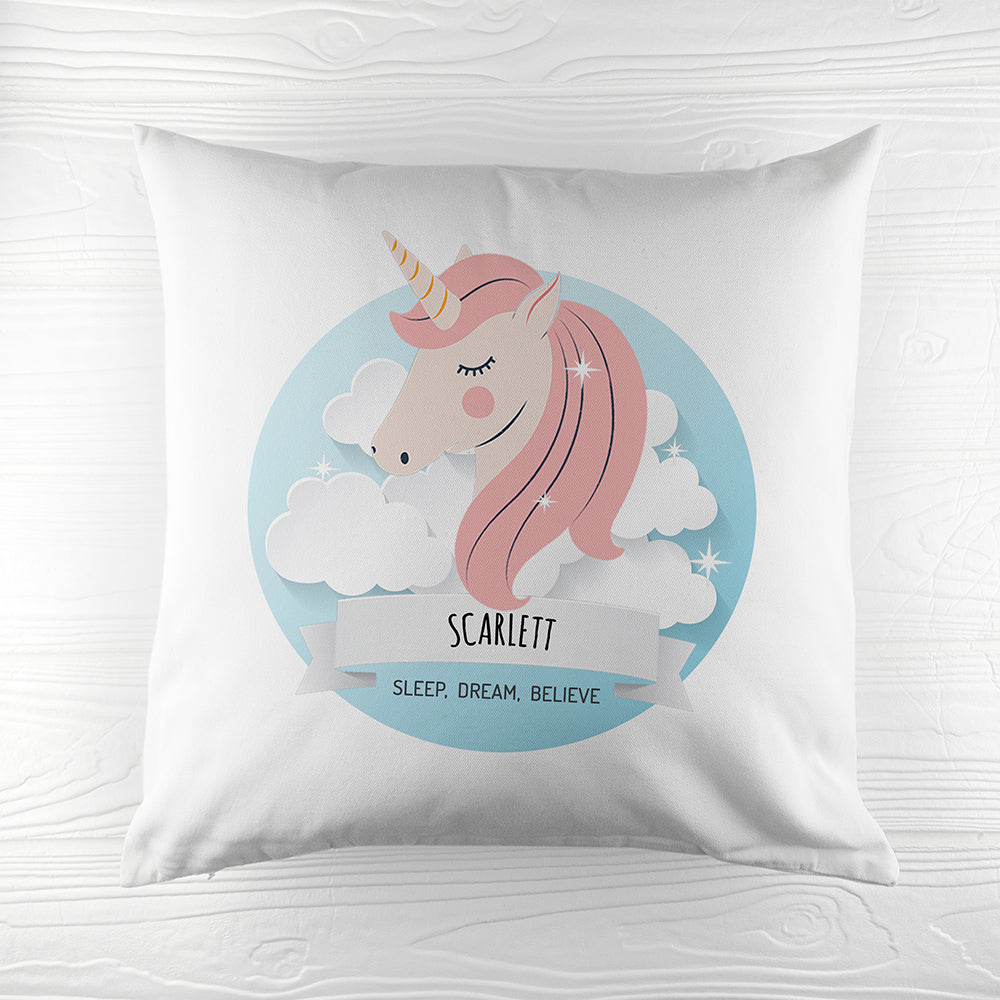 Personalised Personalised Sparkle Squad Sweet Dreams Cushion Cover
