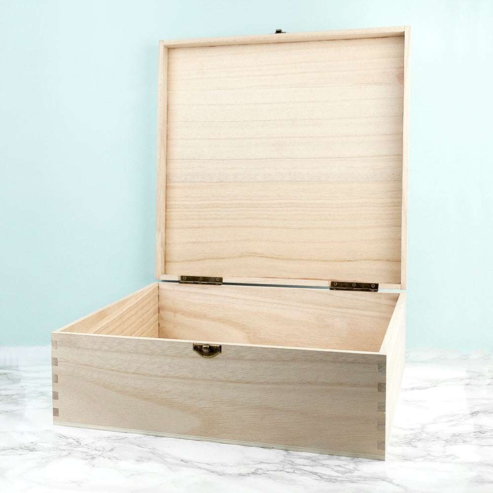Personalised Special Message Christening Memory Box