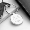 Personalised Personalised Special Person Round Keyring