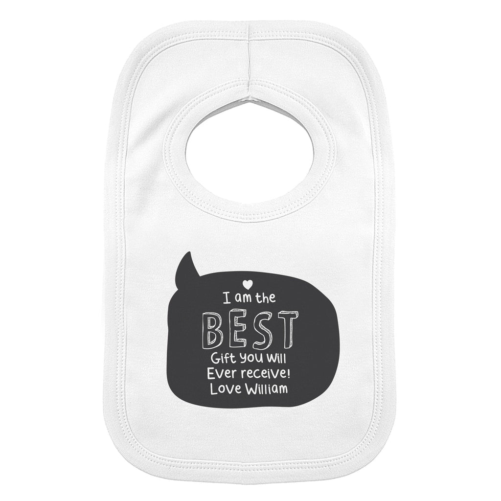 Personalised Speech Bubble Bib