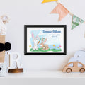 Personalised Personalised Spring Bunny Framed Print