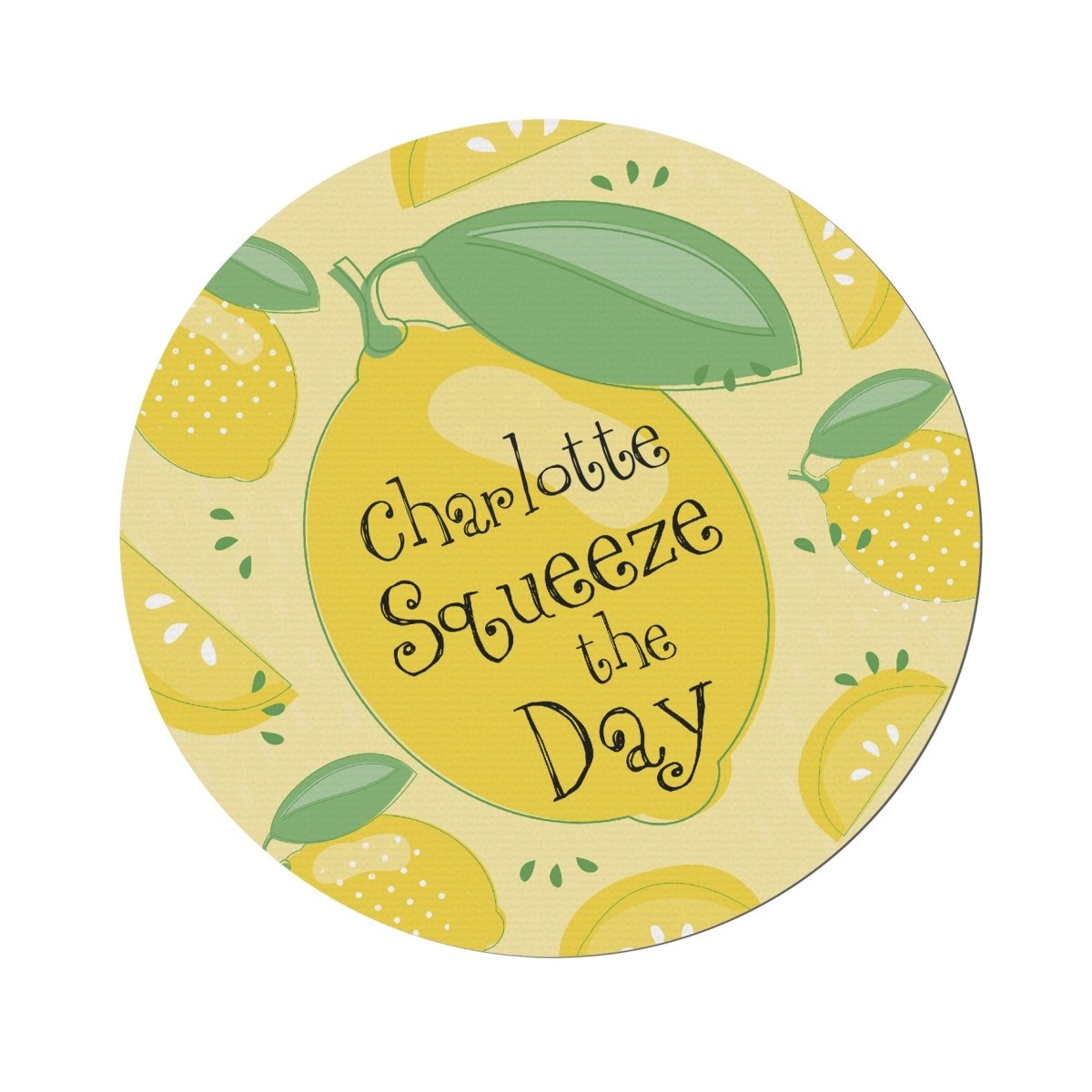 Personalised Squeeze The Day Mouse Mat
