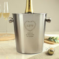 Personalised Stainless Steel Ice Bucket - Great For Anniversaries, Weddings & Special Moments