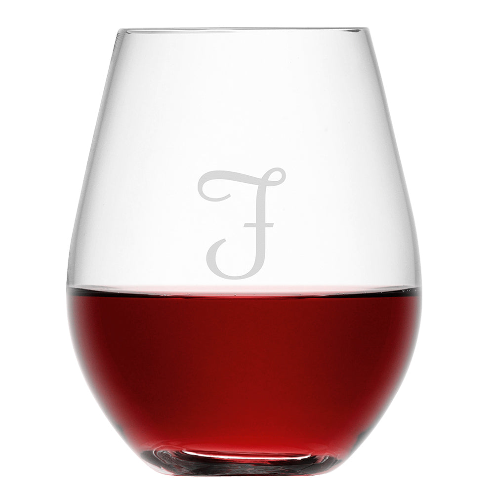 Personalised Personalised Stemless Red Wine Glass