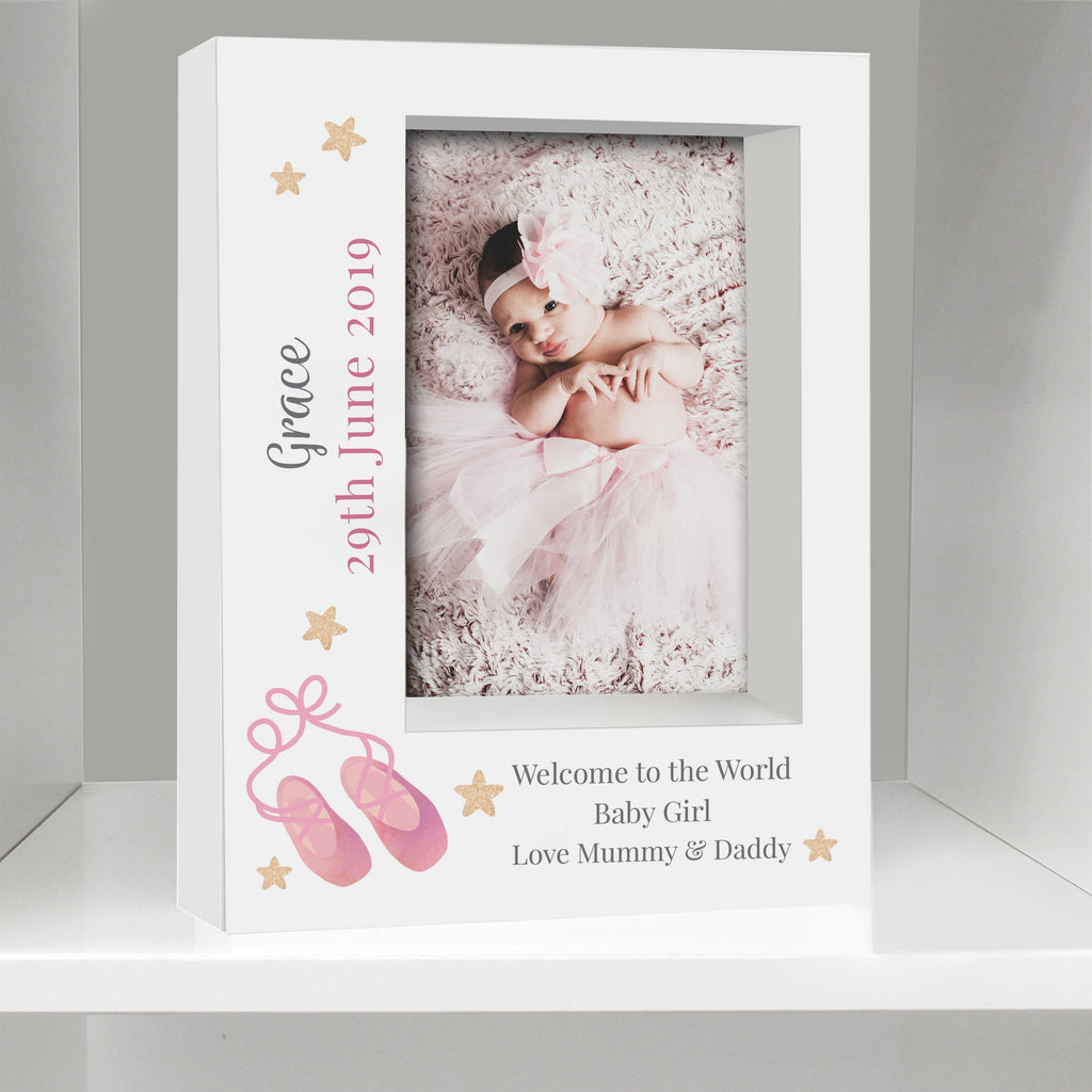 Personalised Swan Lake Ballet 7x5 Inch Box Photo Frame