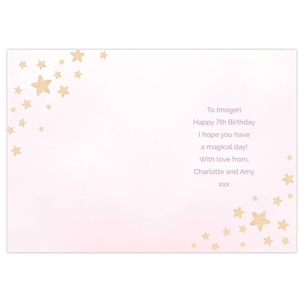 Personalised Swan Lake Card