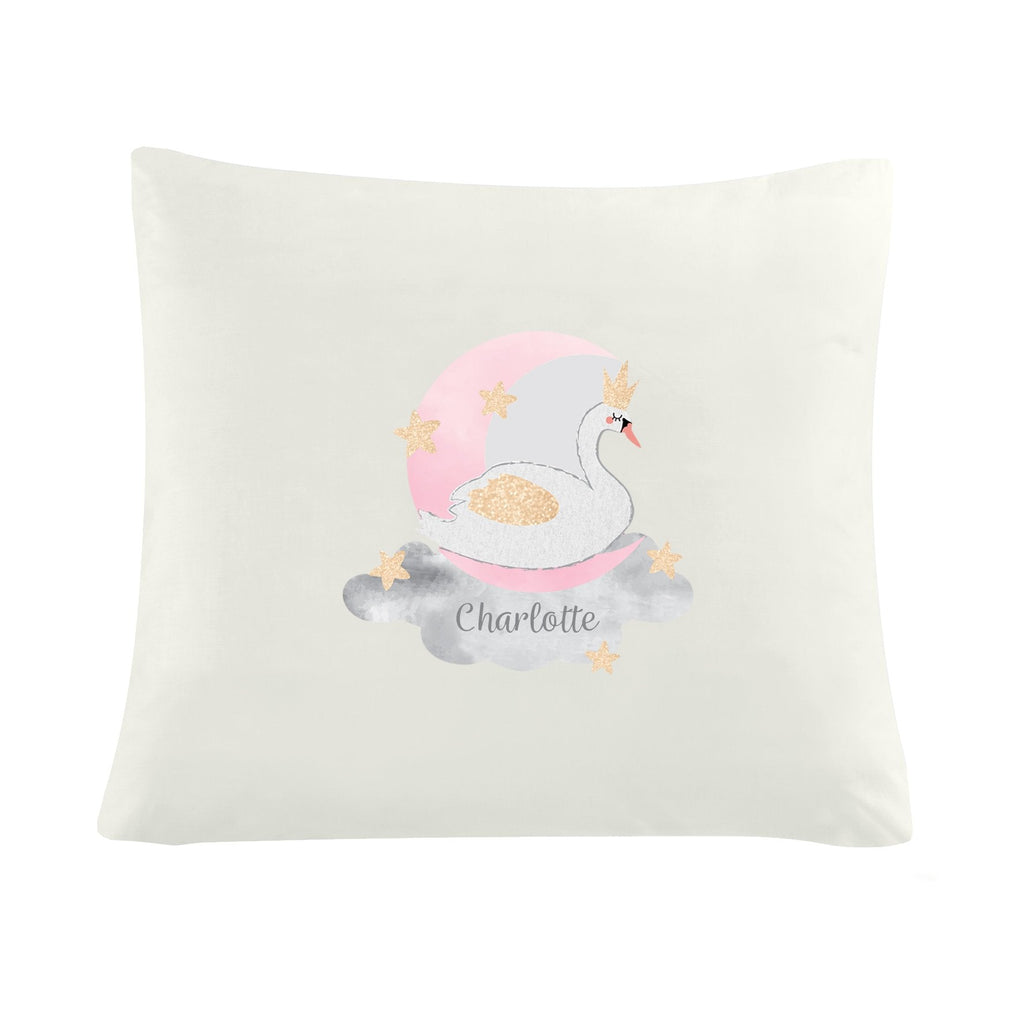 Personalised Swan Lake Cushion Cover