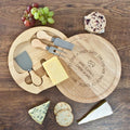 Personalised Personalised 'Sweet Dreams Are Made Of Cheese' Round Cheese Board
